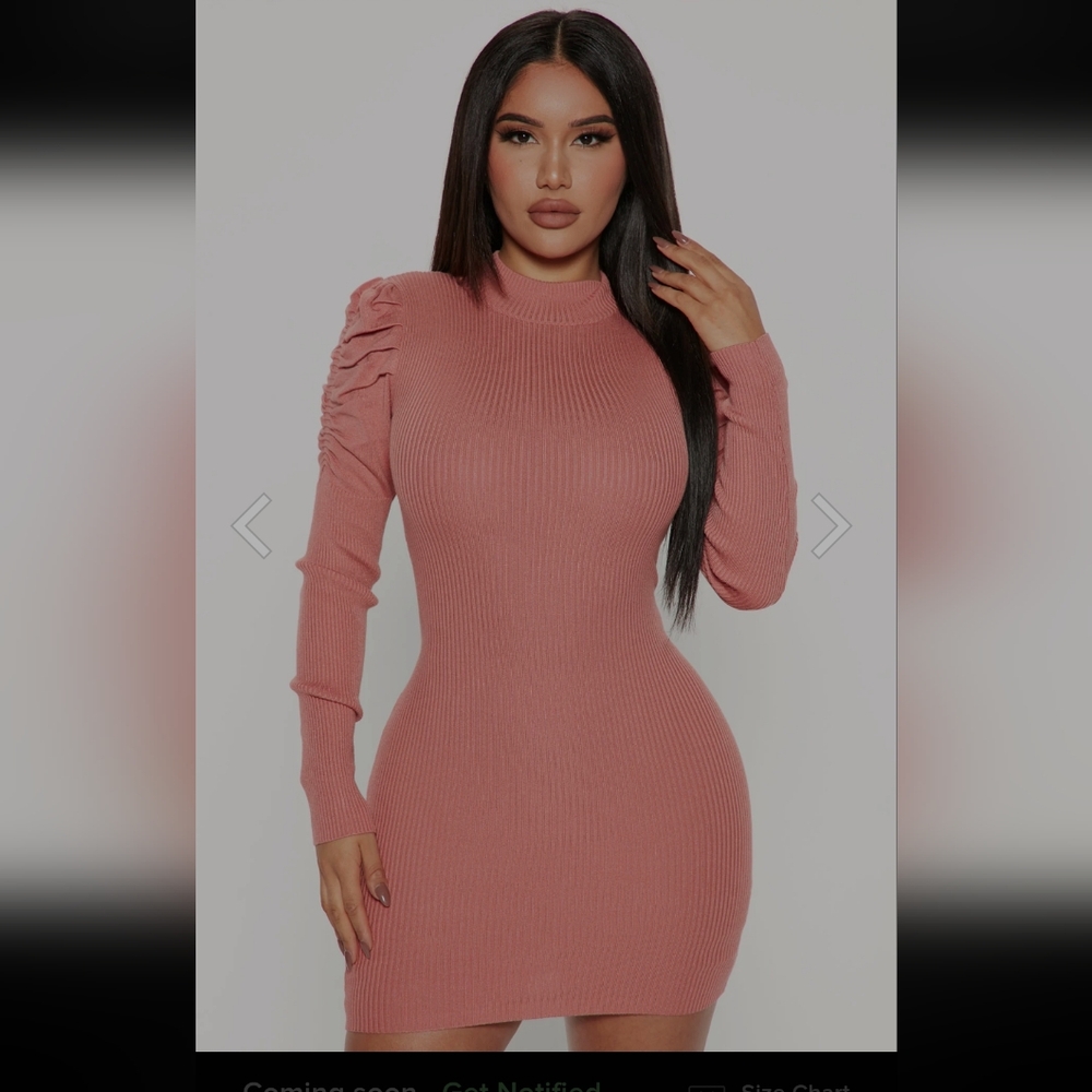 Women Sweater Mini Dress